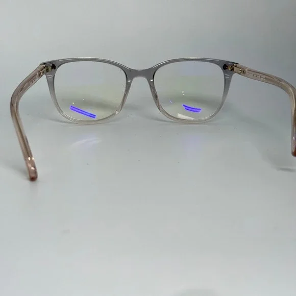 Kate Spade Joliet 7HH Eyeglasses Frames Grey Pink Ombre Glitter Square 49-17-140 - Picture 3 of 7